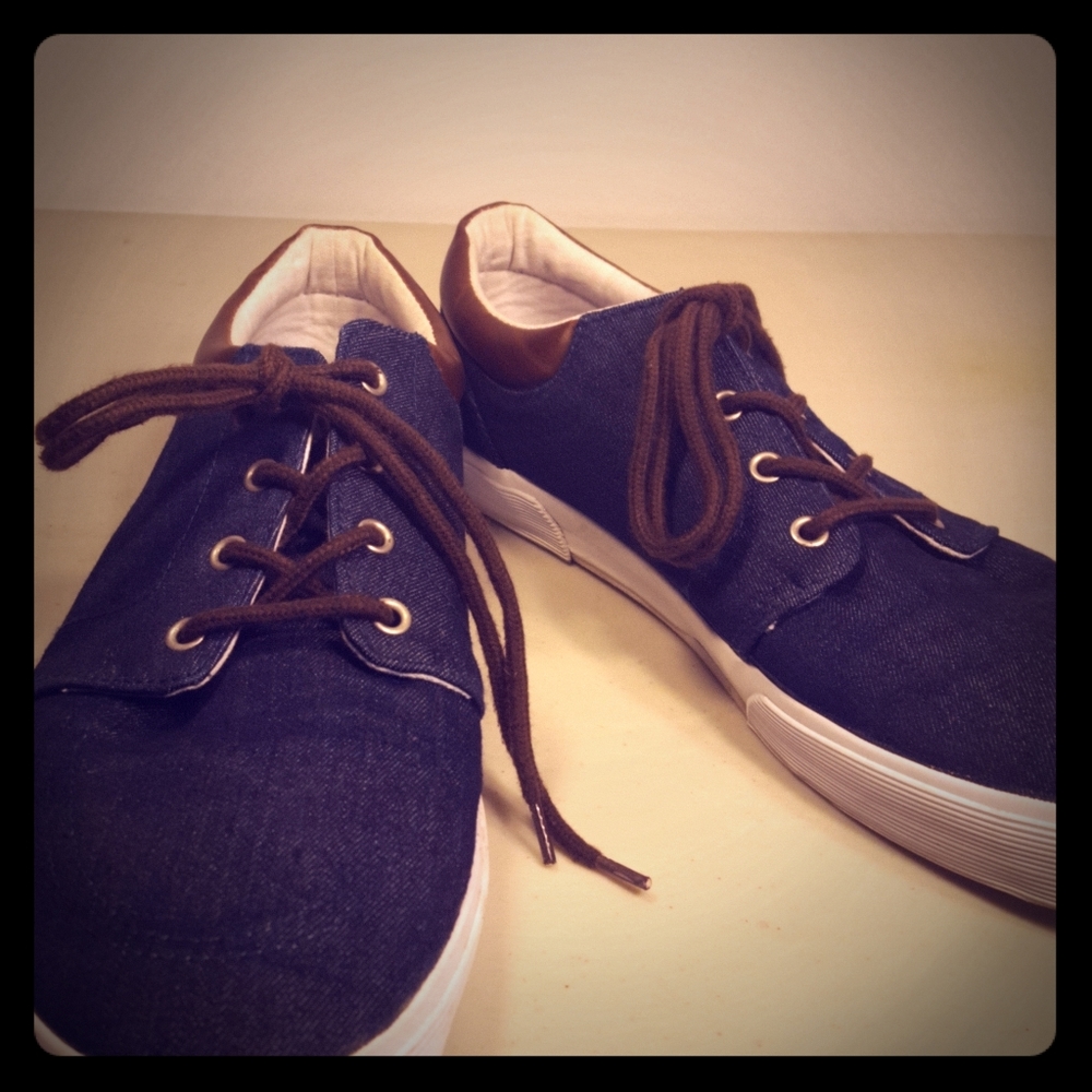 St John's Bay denim casual shoes size 12
